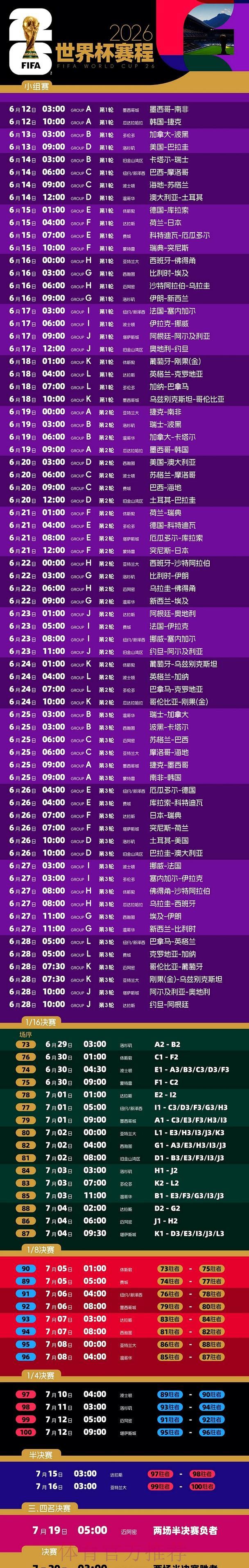 2026年世界杯全球官方直播平台汇总指南 2026年世界杯全球官方直播平台汇总指南