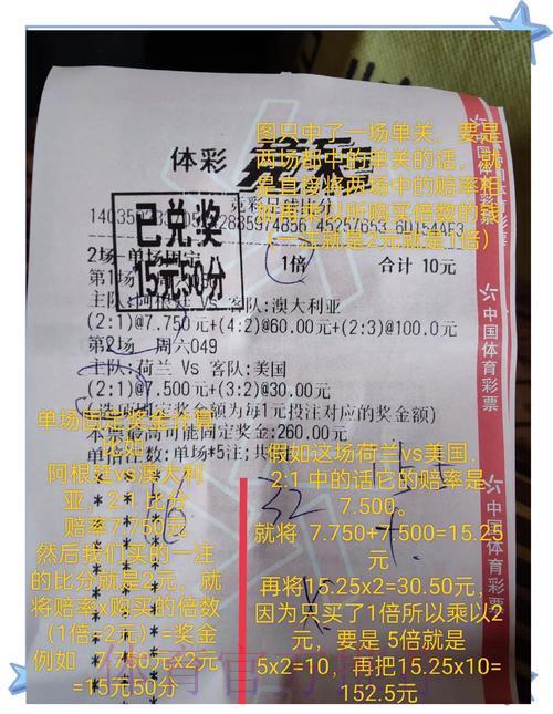世界杯比分投注派奖的精准计算方法